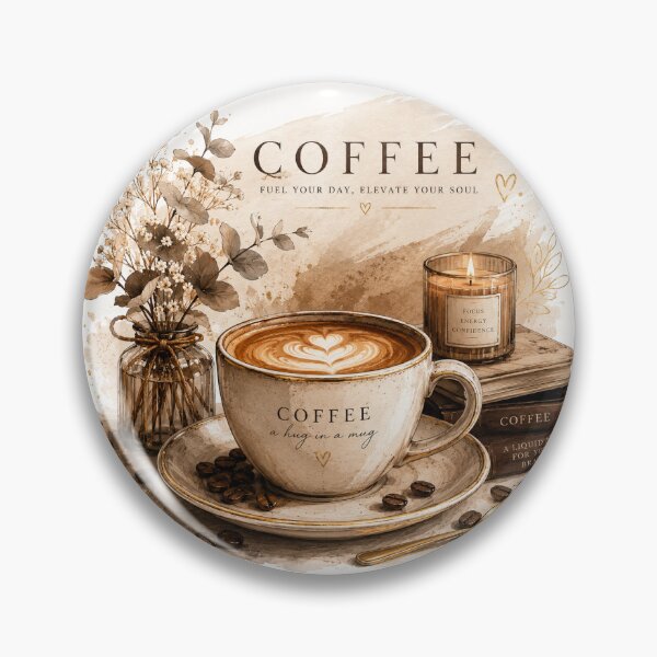 Item preview, Premium Coffee Aesthetic Wall Art – Cozy Café Watercolor Luxury Illustration designed and sold by AstraDrip Studio.