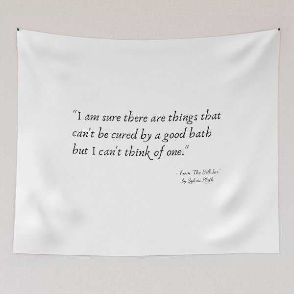 Item preview, A Quote from "The Bell Jar" by Sylvia Plath designed and sold by Poemit.