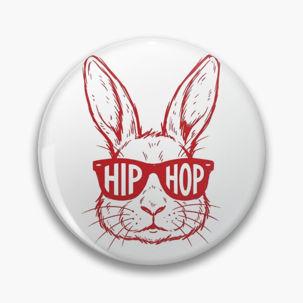 Item preview, Hip Hop Rabbit Bunny Sunglasses Red Sketch Streetwear designed and sold by raedattia.