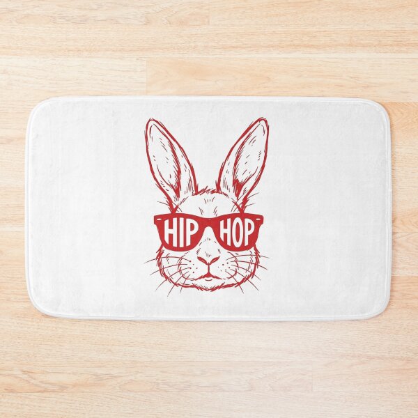 Item preview, Hip Hop Rabbit Bunny Sunglasses Red Sketch Streetwear designed and sold by raedattia.