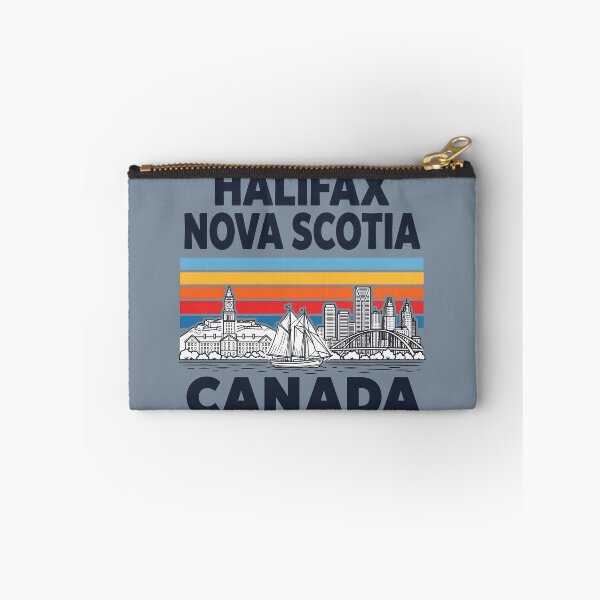 Item preview, Halifax Nova Scotia Canada Minimalist Skyline Retro Colors designed and sold by HowToCanadian.