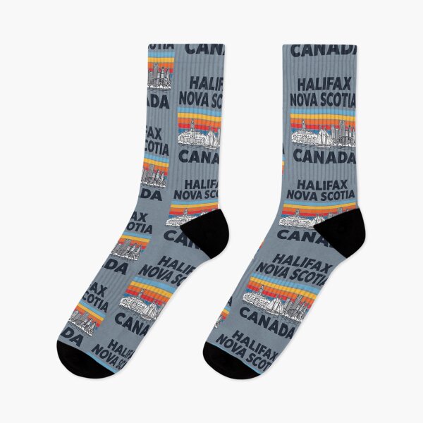 Item preview, Halifax Nova Scotia Canada Minimalist Skyline Retro Colors designed and sold by HowToCanadian.