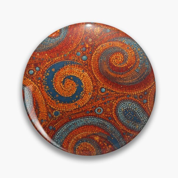 Item preview, Sunset Spiral Mosaic Pattern designed and sold by GrinGalore.