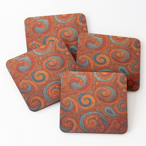 Item preview, Sunset Spiral Mosaic Pattern designed and sold by GrinGalore.