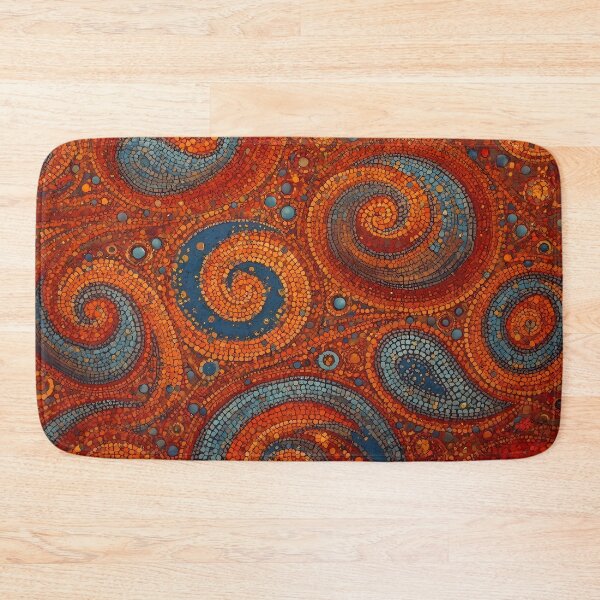 Item preview, Sunset Spiral Mosaic Pattern designed and sold by GrinGalore.