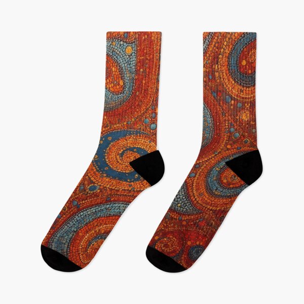 Item preview, Sunset Spiral Mosaic Pattern designed and sold by GrinGalore.