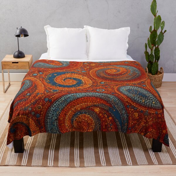 Item preview, Sunset Spiral Mosaic Pattern designed and sold by GrinGalore.