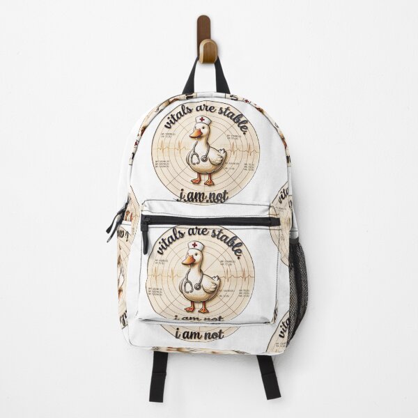 Item preview, Vitals are Stable I Am Not Funny Goose Nurse RN Medical designed and sold by gear-posters.