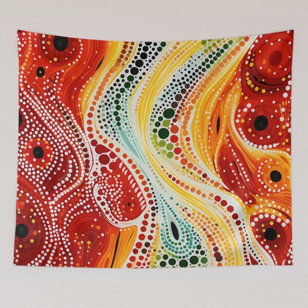 Item preview, Solar Dreaming Dot Flow Pattern designed and sold by GrinGalore.