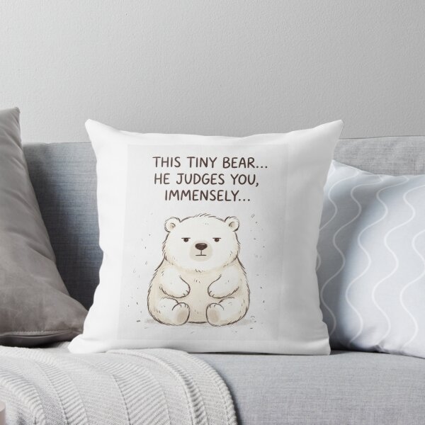 Item preview, Polar bear Sarcasm funny meme memes quotes typography inspirational designed and sold by CheeseBlueprint.