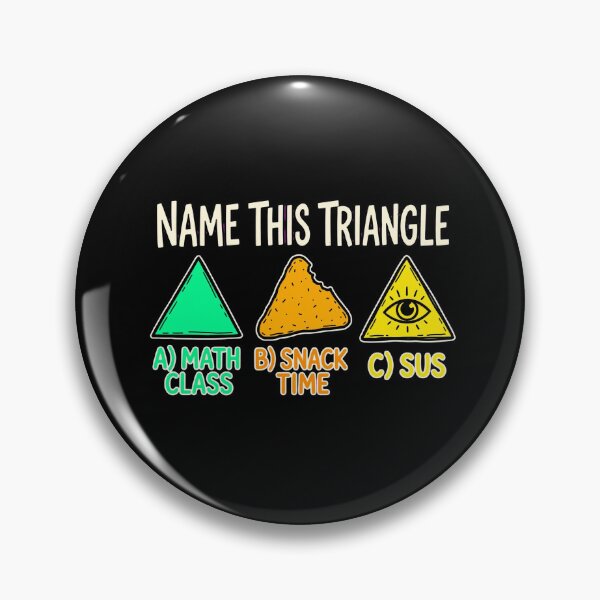 Item preview, Name This Triangle Funny Math Quiz Meme Parody Pun designed and sold by Yellowriversss.