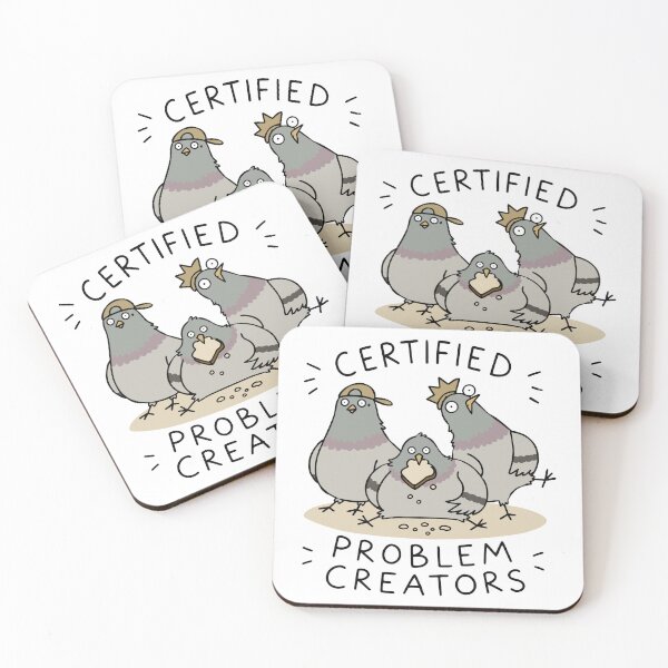 Item preview, Certified Problem Creators Funny Pigeon designed and sold by Imaginationbeyond.
