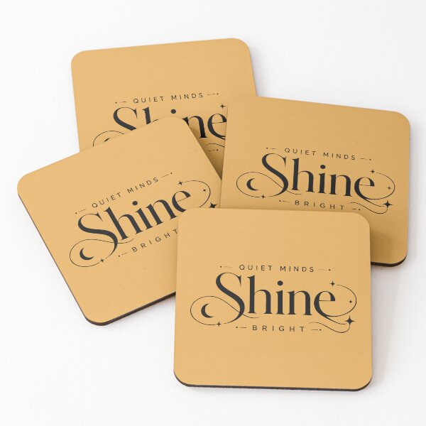 Item preview, Quiet Minds Shine Bright designed and sold by laugomz.