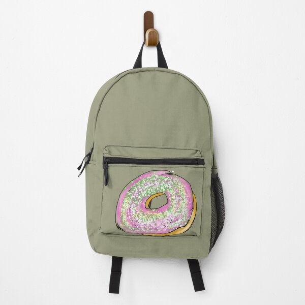Item preview, Sweet Pink Glazed Donut with Sprinkles designed and sold by AbbyWorldStudio.