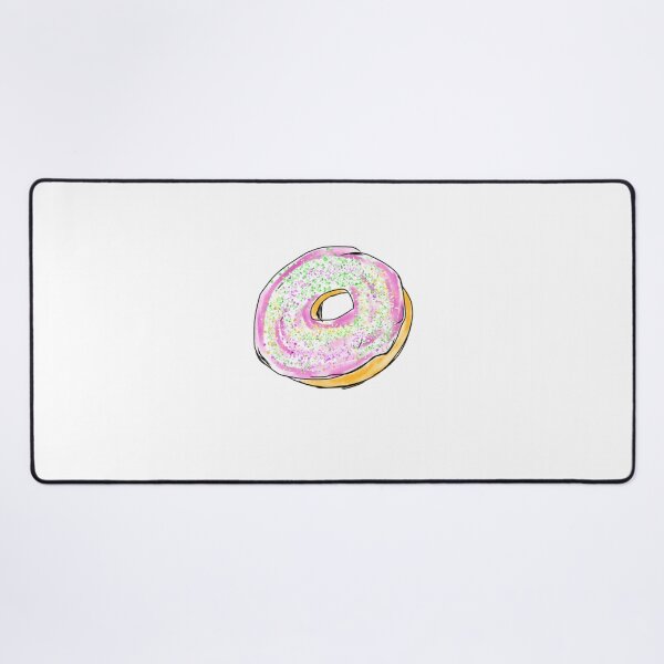 Item preview, Sweet Pink Glazed Donut with Sprinkles designed and sold by AbbyWorldStudio.