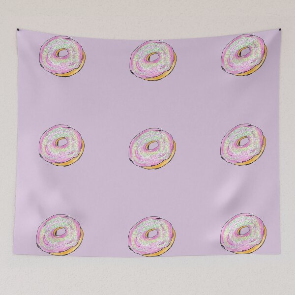 Item preview, Sweet Pink Glazed Donut with Sprinkles designed and sold by AbbyWorldStudio.