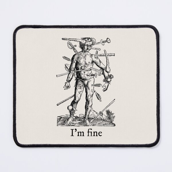 Item preview, I'm Fine (Wound Man)  designed and sold by Texterns.