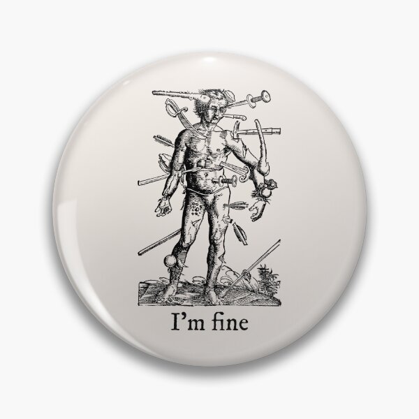 Item preview, I'm Fine (Wound Man)  designed and sold by Texterns.