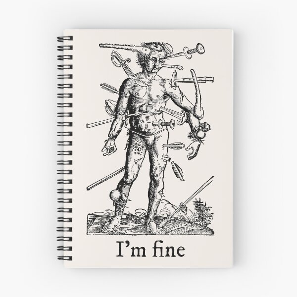 Item preview, I'm Fine (Wound Man)  designed and sold by Texterns.