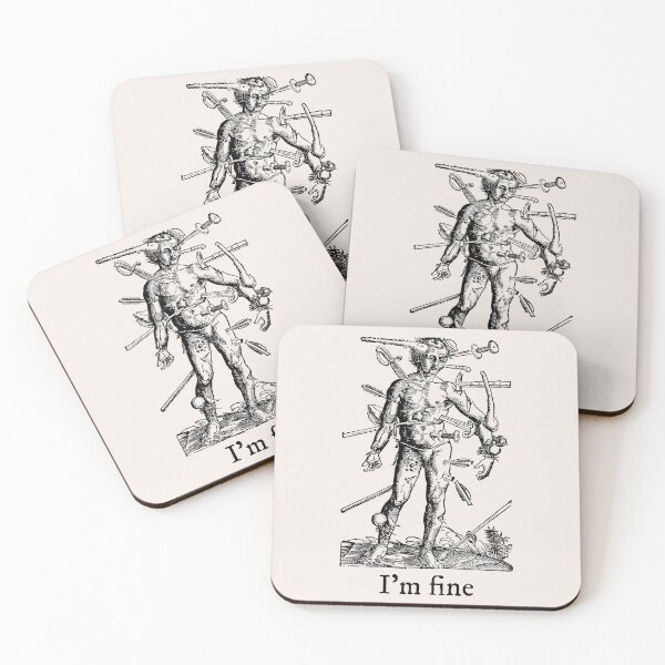 Item preview, I'm Fine (Wound Man)  designed and sold by Texterns.