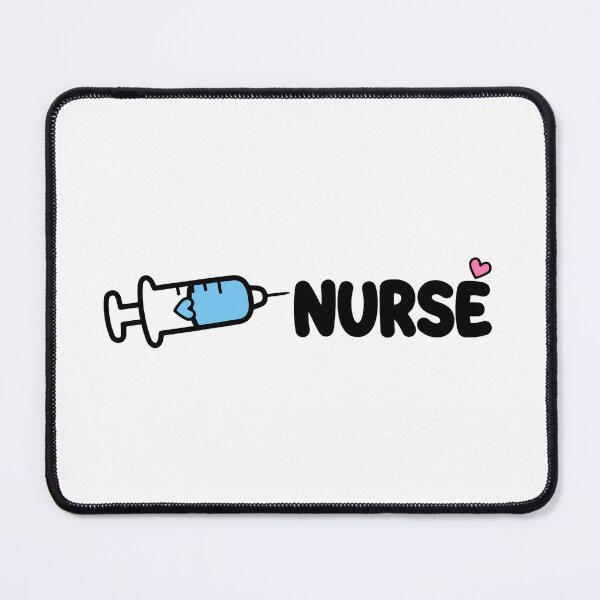 Artikelvorschau, Krankenschwester-Spritze mit niedlichem Cartoon-Herz in Blasenform - Lustiges Geschenk für Krankenschwestern entworfen und verkauft von Petringo.