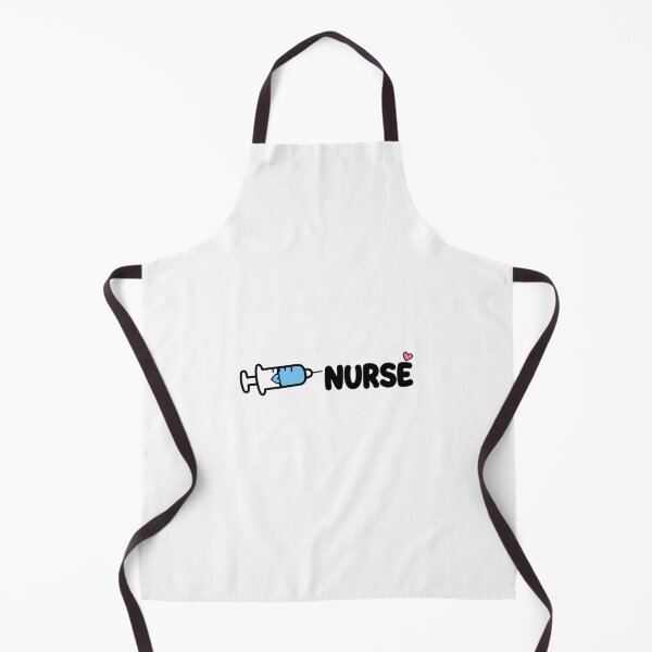 Item preview, Nurse Syringe Cute Cartoon Bubble Letters Heart - Funny RN Gift designed and sold by Petringo.