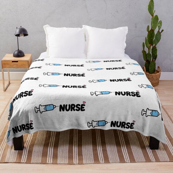 Item preview, Nurse Syringe Cute Cartoon Bubble Letters Heart - Funny RN Gift designed and sold by Petringo.