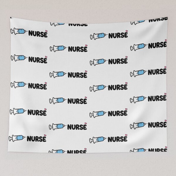 Item preview, Nurse Syringe Cute Cartoon Bubble Letters Heart - Funny RN Gift designed and sold by Petringo.
