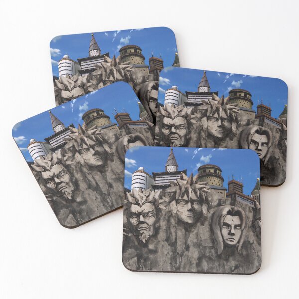 Item preview, Stone Heroes Monument Anime Inspired Landscape designed and sold by PosterFuel.