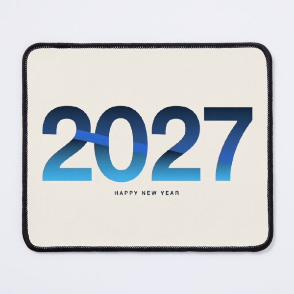 Item preview, 2027 Happy New Year Modern Gradient Typography Design designed and sold by Craft99.