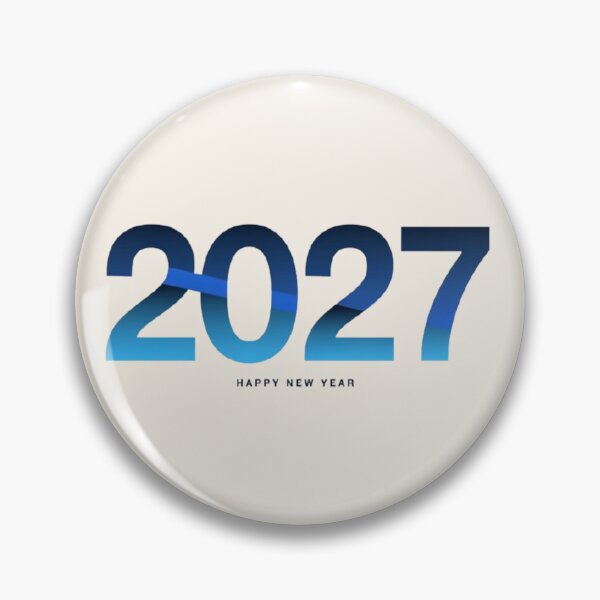 Item preview, 2027 Happy New Year Modern Gradient Typography Design designed and sold by Craft99.