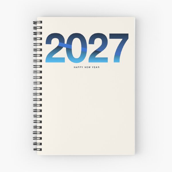 Item preview, 2027 Happy New Year Modern Gradient Typography Design designed and sold by Craft99.