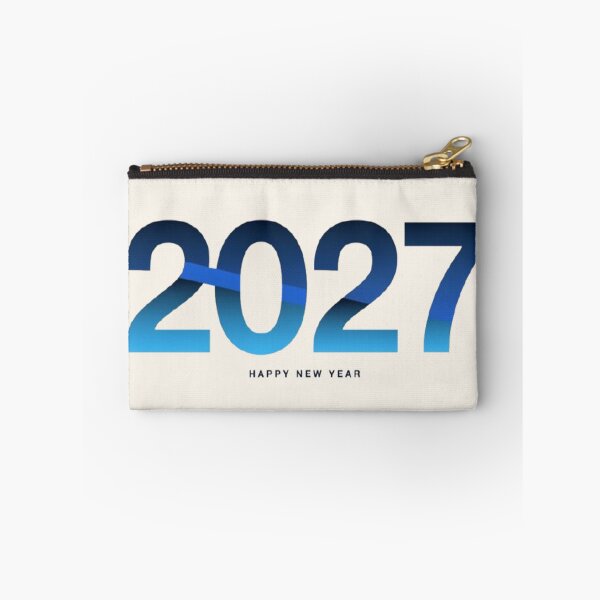 Item preview, 2027 Happy New Year Modern Gradient Typography Design designed and sold by Craft99.