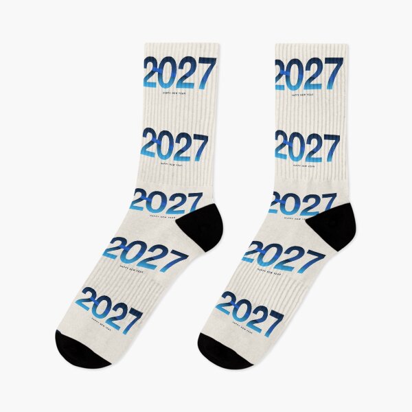 Item preview, 2027 Happy New Year Modern Gradient Typography Design designed and sold by Craft99.