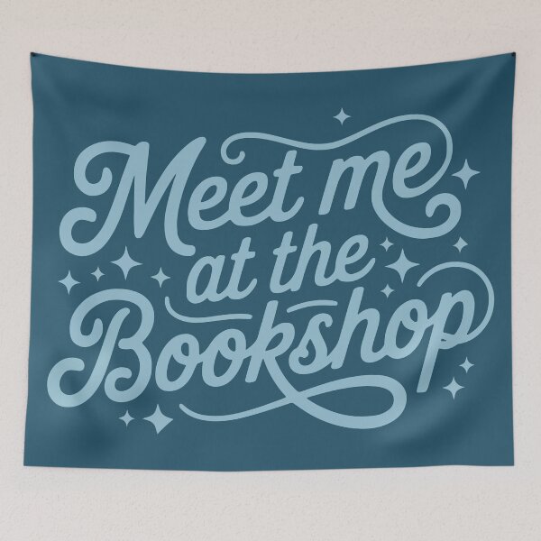Item preview, Meet me at the bookshop designed and sold by BrownHorse90s.