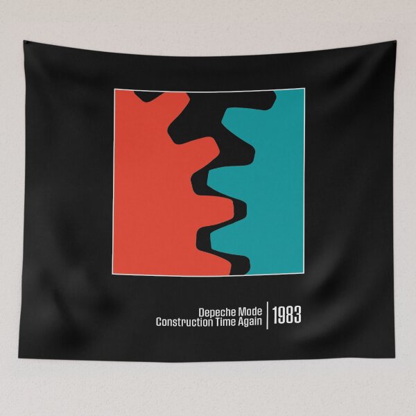 Item preview, Construction Time Again  - Minimalist Graphic Artwork Design  designed and sold by Saudade--.