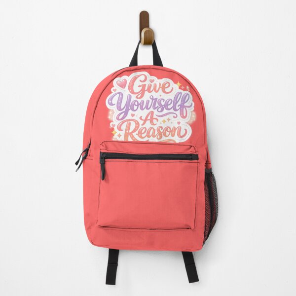 Item preview, Give Yourself a Reason Motivational Typography Sticker designed and sold by Stickershutter.