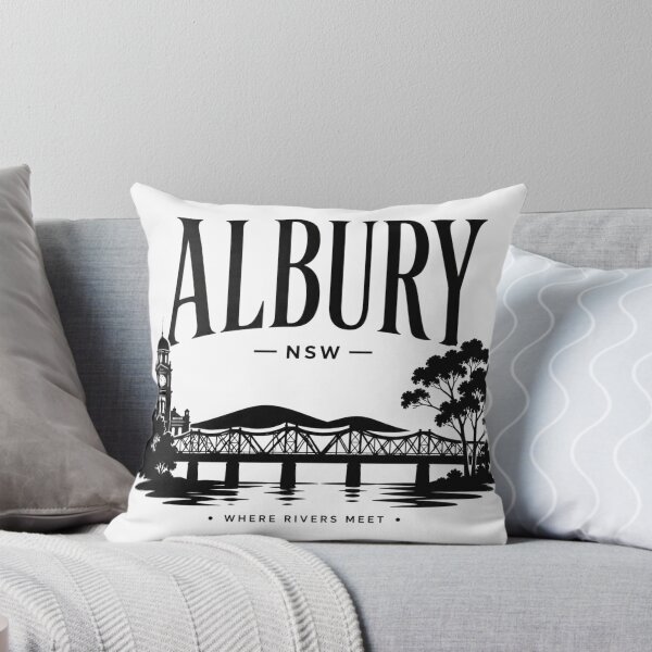 Aperçu de l'œuvre Albury, Nouvelle-Galles du Sud, Australie créée et vendue par PamLeeDesign.