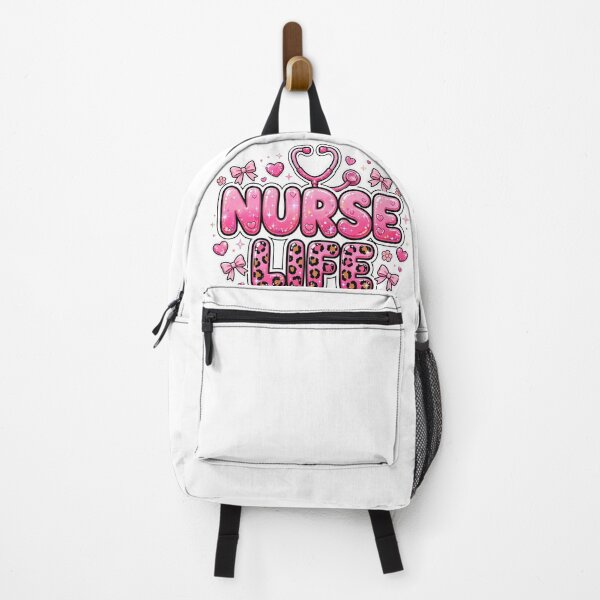 Item preview, Pink Coquette Nurse Life Leopard Glitter Bow Stethoscope Heart designed and sold by Petringo.