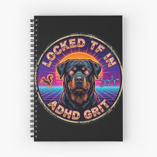 Item preview, Rottweiler ADHD - Locked In Pure Grit designed and sold by SisuPrintsCo.