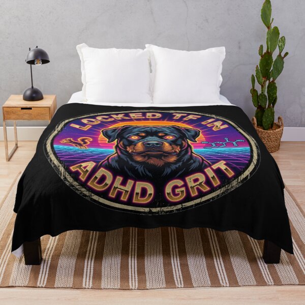 Item preview, Rottweiler ADHD - Locked In Pure Grit designed and sold by SisuPrintsCo.