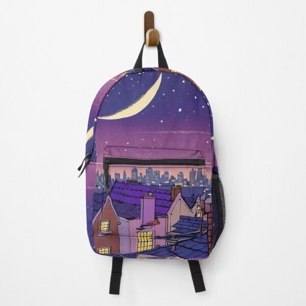 Item preview, Art - Nocturnal Urban Scene, Art Nouveau and Comic Book Inspiration designed and sold by World-Pets.
