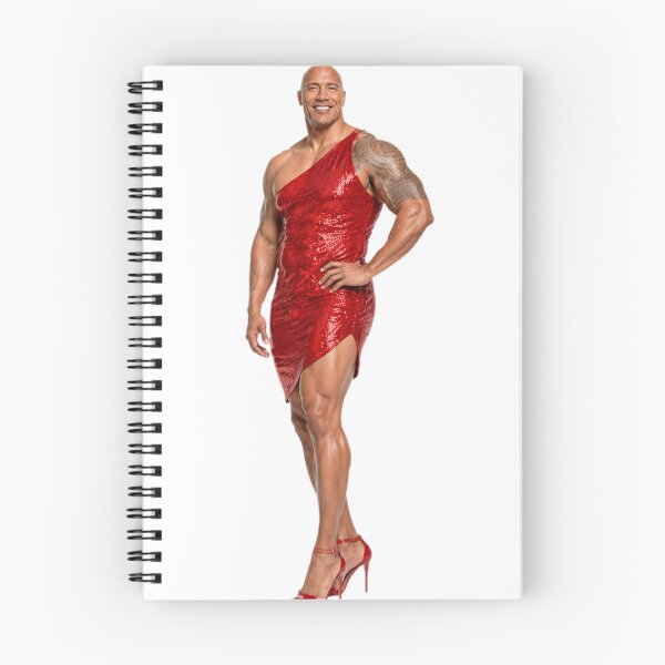Item preview, Dwayne johnson the rock red cocktail dress Funny prank meme gift weird birthday designed and sold by CheeseBlueprint.