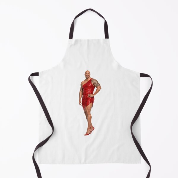 Item preview, Dwayne johnson the rock red cocktail dress Funny prank meme gift weird birthday designed and sold by CheeseBlueprint.