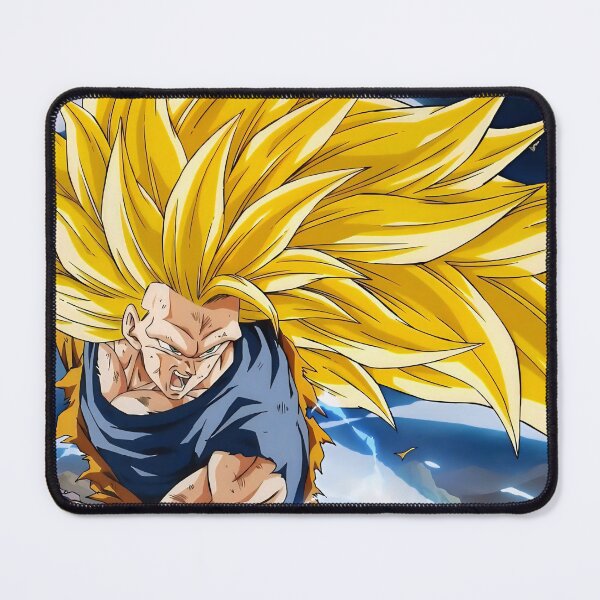Item preview, Long Golden Hair Warrior Anime Inspired Design designed and sold by PosterFuel.