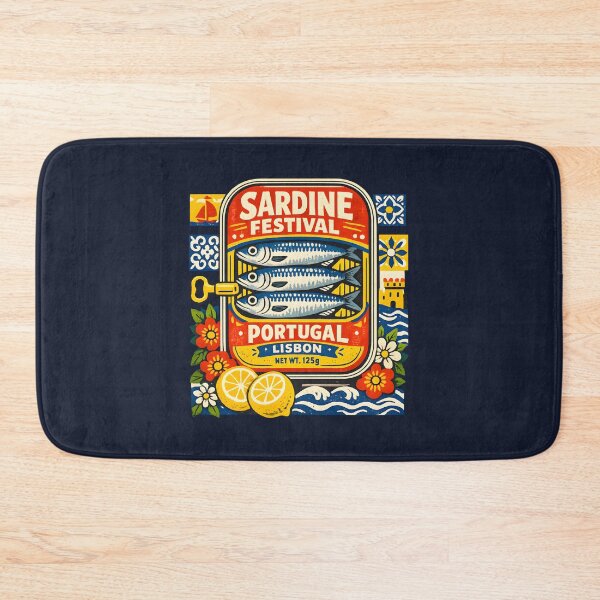Item preview, Sardine Festival Sardine Tin Portugal Riviera Lisbon Vintage Souvenir Mediterranean Summer  designed and sold by Artycom.