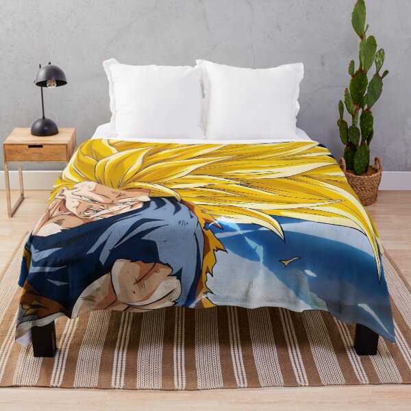 Item preview, Long Golden Hair Warrior Anime Inspired Design designed and sold by PosterFuel.