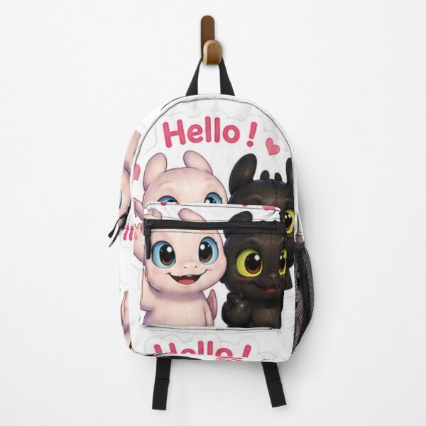 Item preview, Cute Baby Dragon Duo Sticker – Kawaii Hello Dragons | White Background designed and sold by nouhaZN.