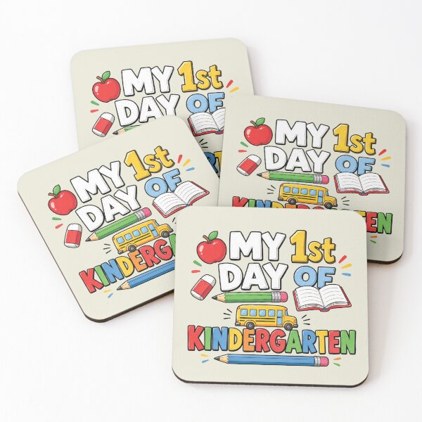 Item preview, My First Day of Kindergarten, First Day of School designed and sold by Judestudio.