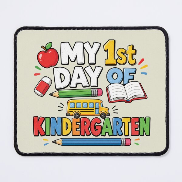 Item preview, My First Day of Kindergarten, First Day of School designed and sold by Judestudio.